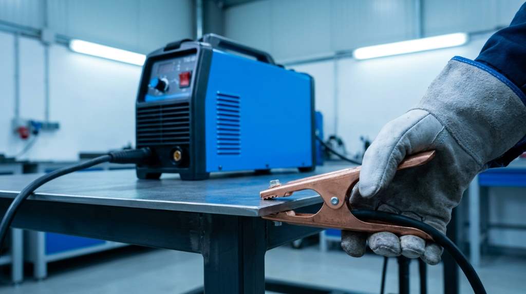 TIG welding process on stainless steel with proper shielding gas flow